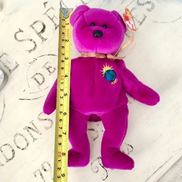 TY Beanie Baby, Millennium, Bear, Vintage, 2000, Y2K, Nice Condition - Picture 7 of 11